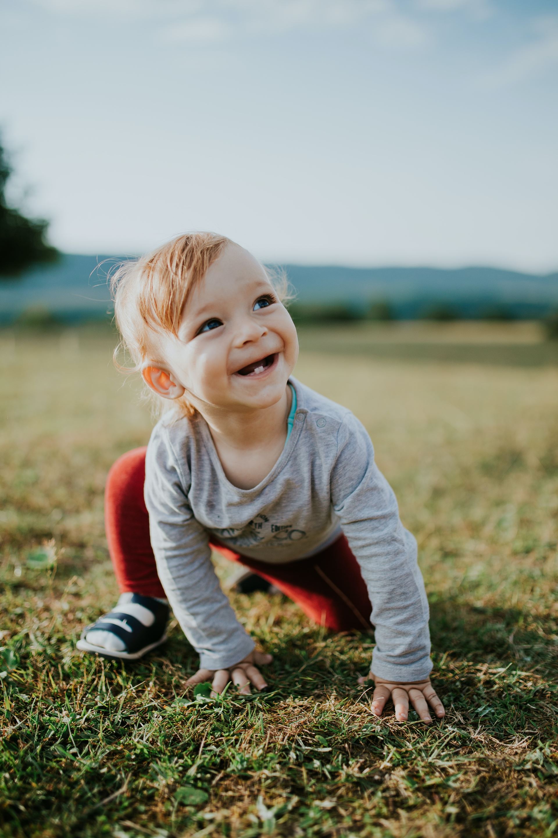 Crawling is good exercise for babies